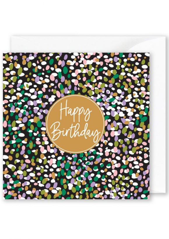 Card Square  |  Happy Birthday Spotty