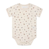 Jamie Kay Organic Cotton Bodysuit  |  Woodland Friends