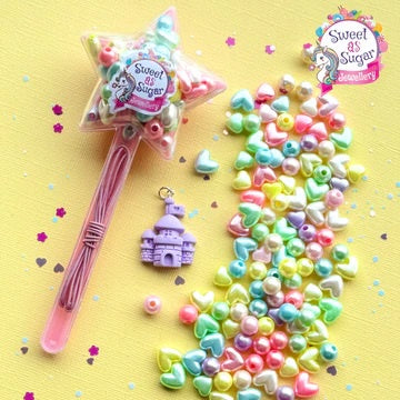 Sweet As Sugar Jewellery Making Kit  |  Star Wand