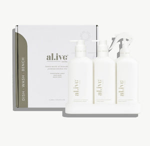 al.ive Premium Kitchen Trio  |  Lemon Myrtle + Honeydew