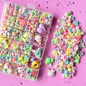 Sweet As Sugar Jewellery Kit Large  |  Pastel Shapes