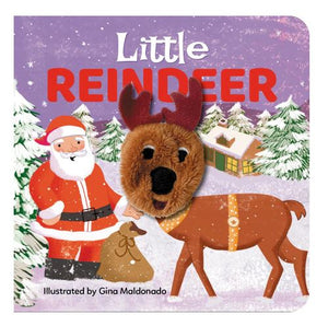 Board Finger Puppet Book  |  Little Reindeer