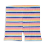 Milky Girls Bike Shorts  |  Rib Stripe