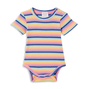 Milky Girls Bubbysuit  |  Rib Stripe