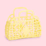 Sun Jellies Retro Basket Mini  |  Yellow