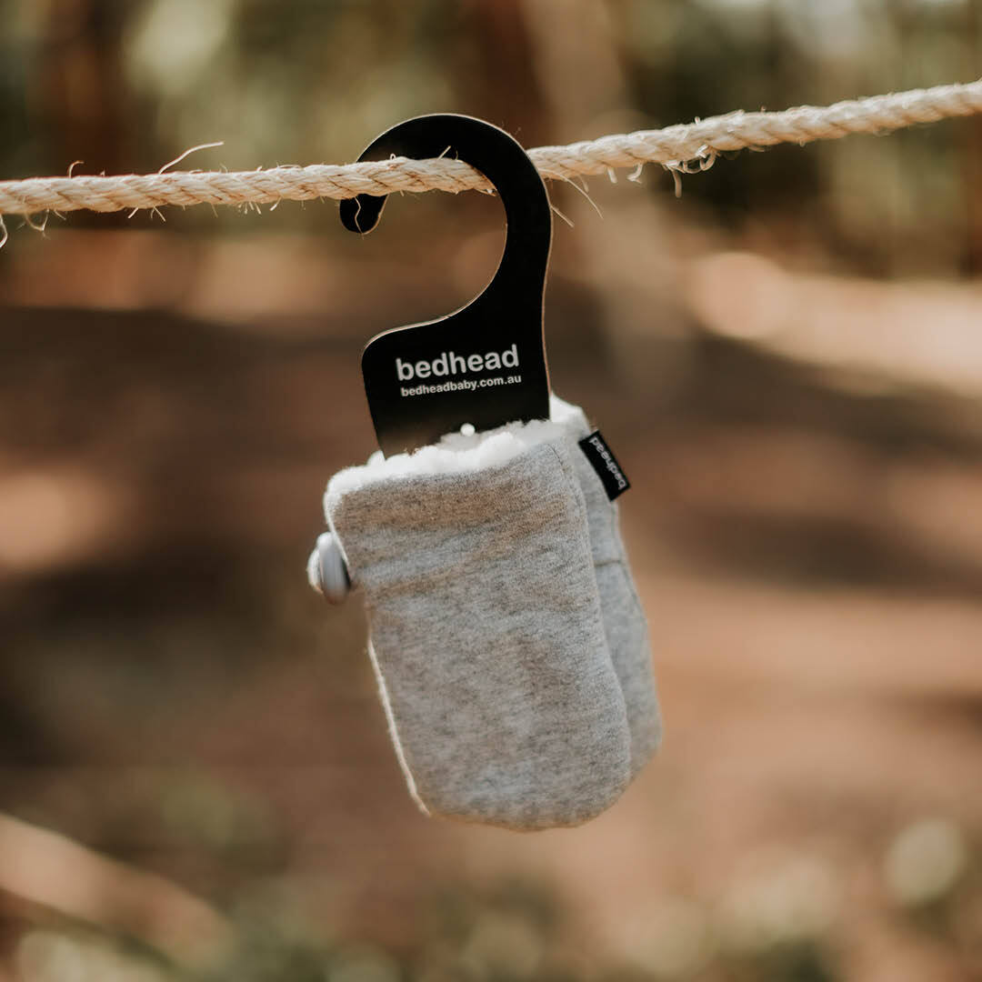 Bedhead Fleecy Mittens  |  Grey Marle
