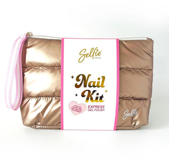 Selfie Nails Beauty Bag Nail Kit  |  Mocha