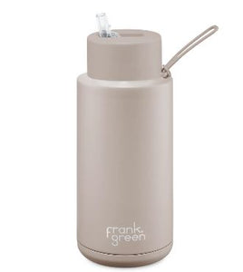 Frank Green Ceramic Reusable Bottle 1L  |  Moon Dust