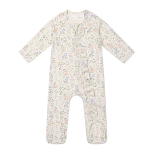 Jamie Kay Organic Cotton Zip Onepiece  |  Moons Garden