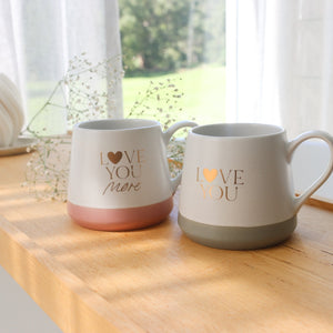 Ceramic Mug Set  |  Love You More