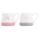 Ceramic Mug Set  |  Mr Right