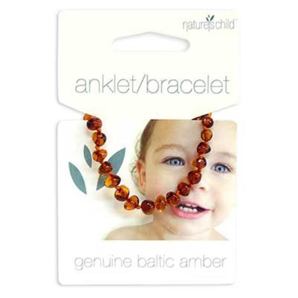 Nature's Child Amber Bracelet/Anklet