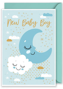 Card Rectangle  |  New Baby Boy