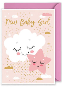 Card Rectangle  |  New Baby Girl