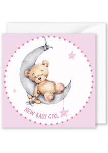 Card Square  |  New Baby Girl