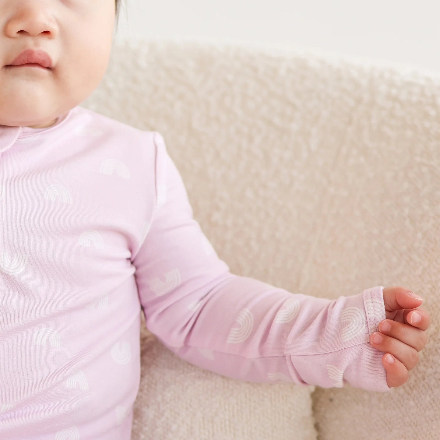 Kynd Baby Onesie  |  Lilac Rainbow