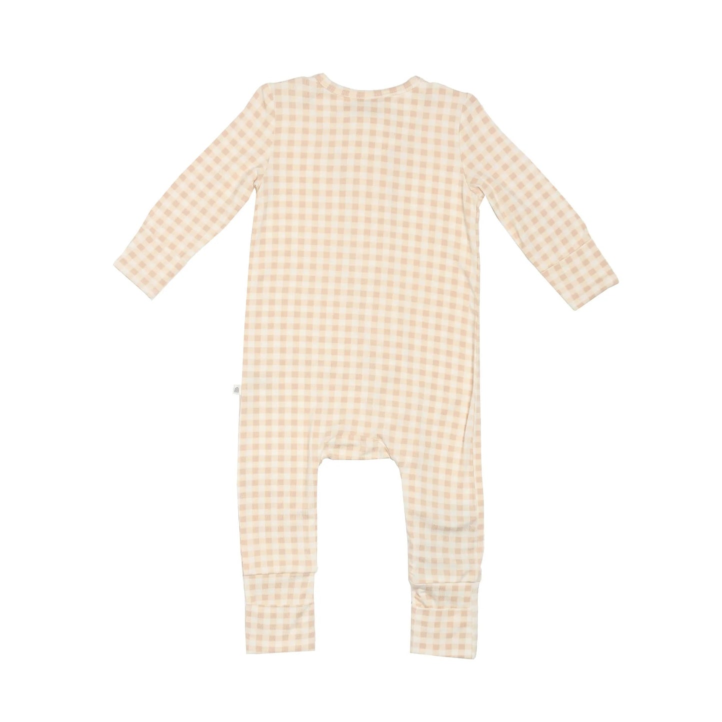 Kynd Baby Onesie  |  Neutral Gingham