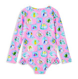 Milky Girls LS Swimsuit  |  Pink Resort