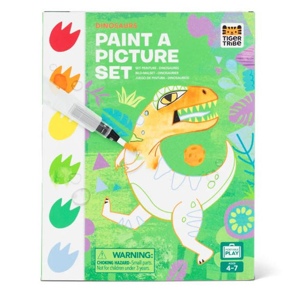 Tiger Tribe Paint-A-Picture Set  |  Dinosaurs