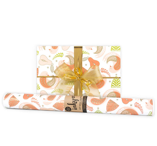 Inky Co Wrapping Paper 5m  |  In a Pear Tree