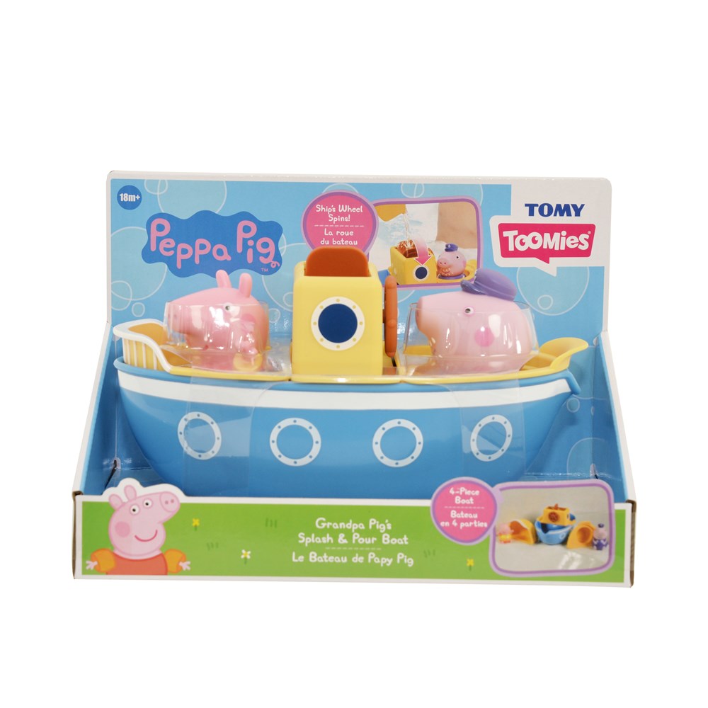 Tomy Peppa Pig Bath Float  |  Grandpa Pig's Boat