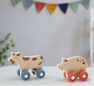 Kaper Kidz Ecowheels Farm Movers  |  Pig & Cow