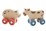 Kaper Kidz Ecowheels Farm Movers  |  Pig & Cow