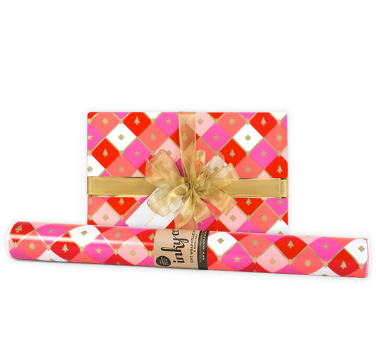 Inky Co Wrapping Paper 5m  |  Diamonds