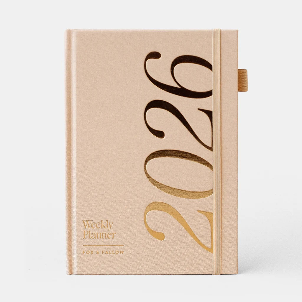 Fox & Fallow 2026 A5 Planner  |  Taupe
