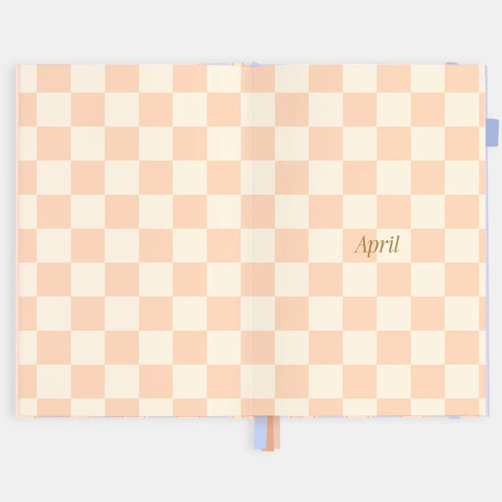 Fox & Fallow 2026 A5 Planner Academic  |  Powder Stripe