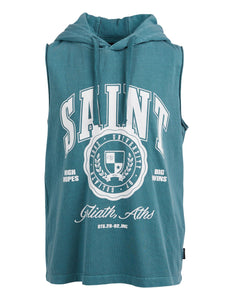 St Goliath Boys Hooded Muscle  |  Princeton Teal