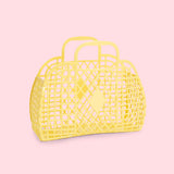 Sun Jellies Retro Basket Small  |  Yellow