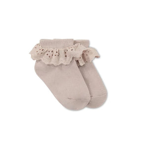 Jamie Kay Socks Ankle Frill  |  Rosebud