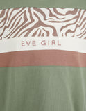 Eve Girl Tee  |  Savannah Panel Khaki