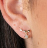 Pink Gin Earrings  |  Shooting Stars Gold