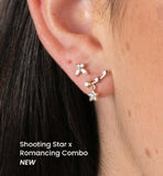 Pink Gin Earrings  |  Shooting Stars Gold