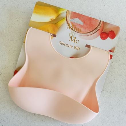 Mini & Me Silicone Bib  |  Marshmallow