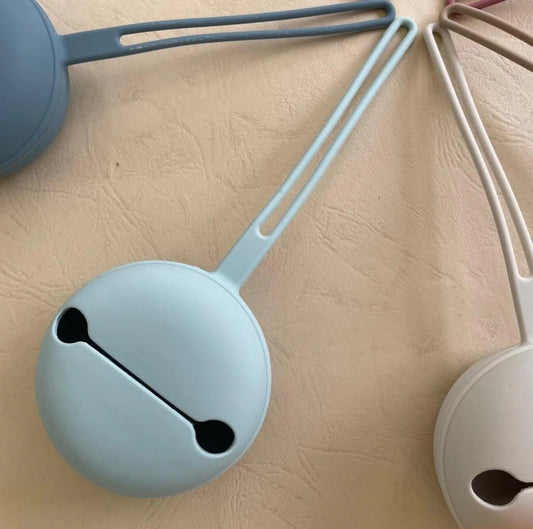 Zao & Co Silicone Pacifier Case  |  Light Blue