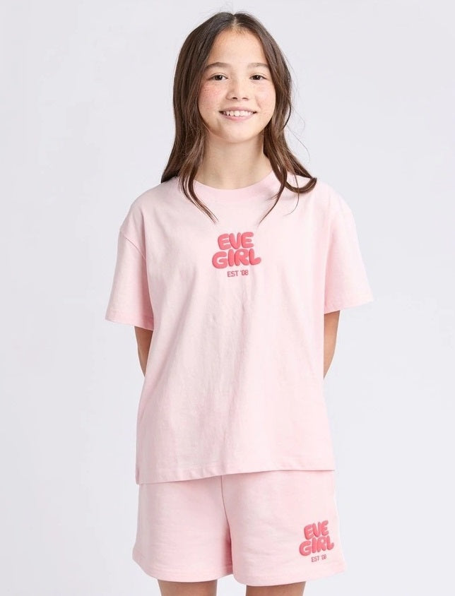 Eve Girl Tee  |  Sports Club Pink