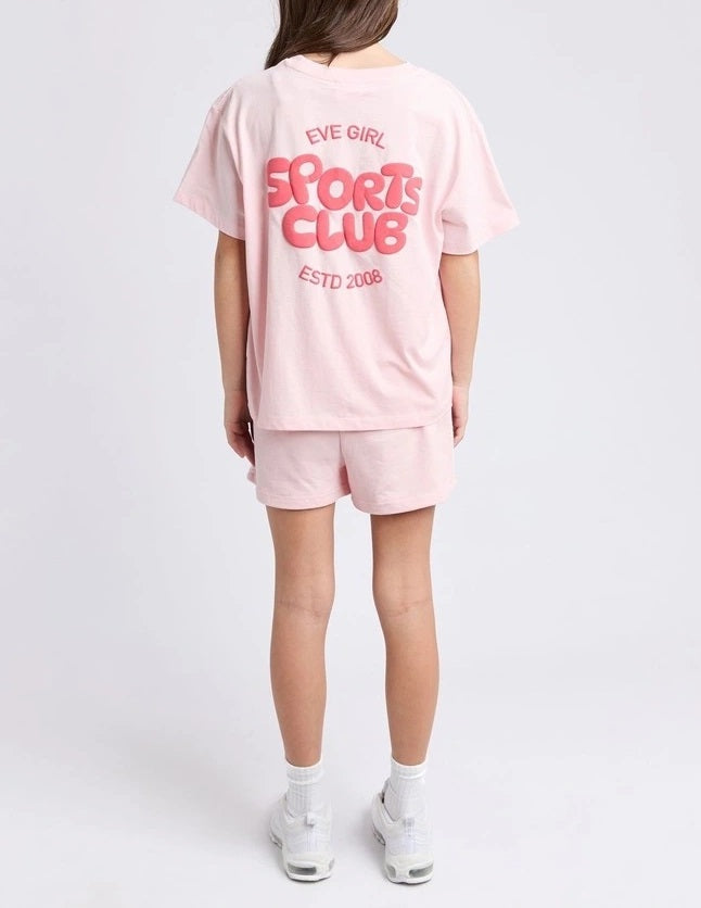 Eve Girl Tee  |  Sports Club Pink
