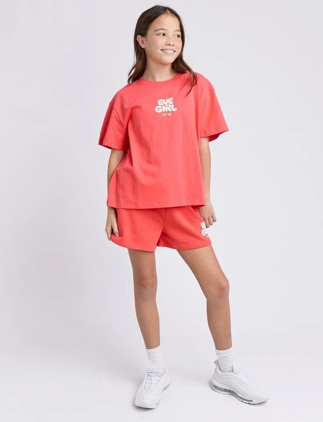 Eve Girl Tee  |  Sports Club Red