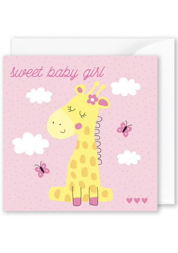 Card Square  |  Sweet Baby Girl