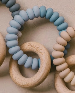 Zao & Co Silicone Teething Ring  |  MULTIPLE COLOURS