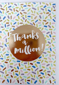 Card Small  |  Thanks A Million