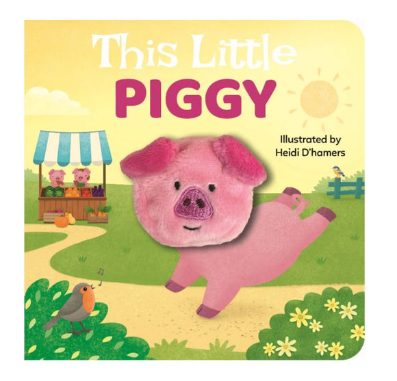 Board Finger Puppet Book  |  This Little Piggy