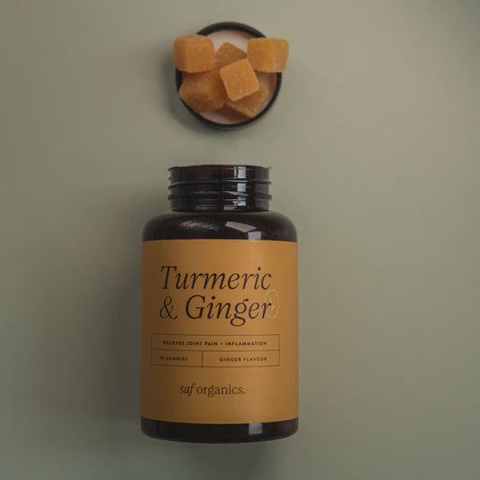 saf Organics Vitamins  |  Turmeric + Ginger