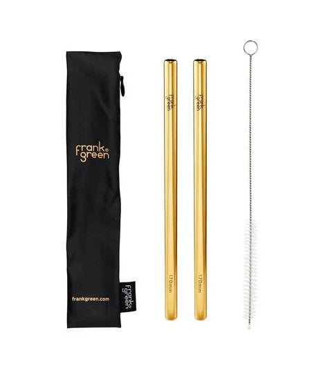 Frank Green Ultimate Reusable Straw Pack  |  Black