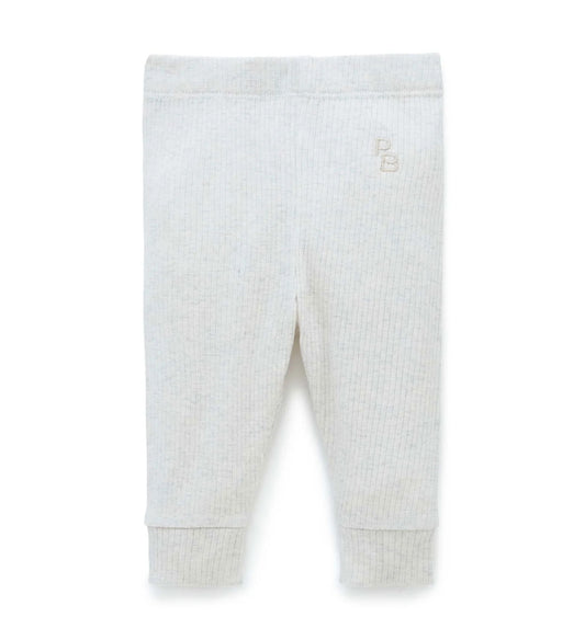 Purebaby Rib Leggings  |  Wheat (SIZE 000 LEFT)