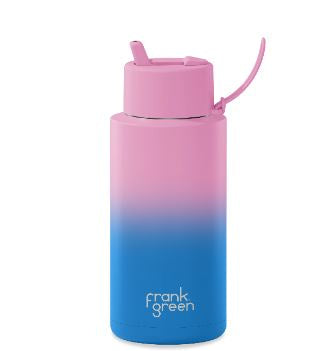 Frank Green Ceramic Reusable Bottle 1L  |  Wild Orchid