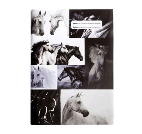 Book Cover A4  |  Black & White Horses